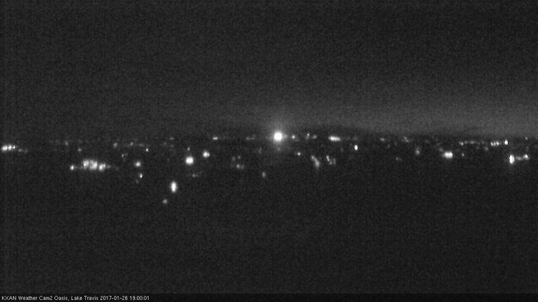 Lake Travis webcam, January 26, 2017 6:05 PM CT