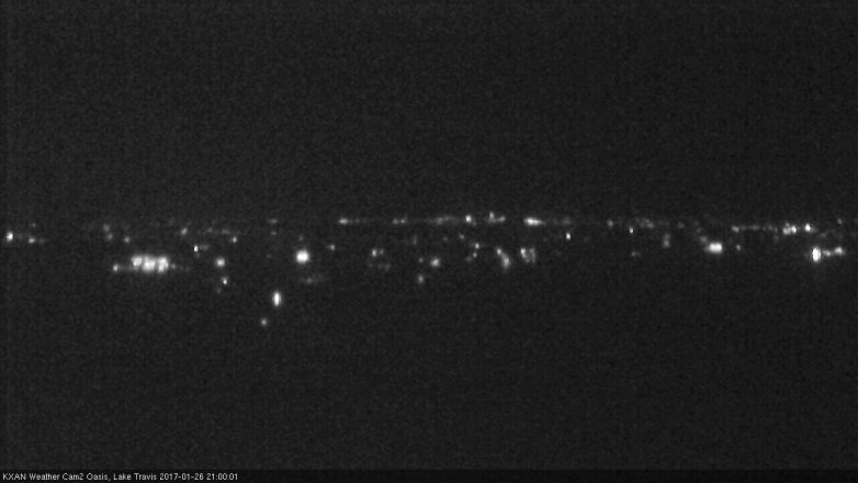 Lake Travis webcam, January 26, 2017 8:15 PM CT