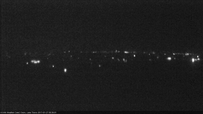 Lake Travis webcam, January 26, 2017 12:00 AM CT