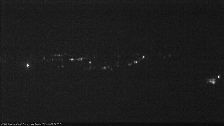 Lake Travis webcam, January 28, 2017 12:00 AM CT
