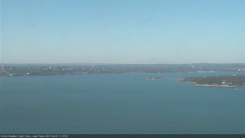 Lake Travis webcam, February 1, 2017 11:05 AM CT