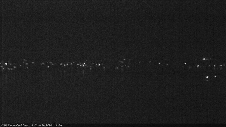 Lake Travis webcam, February 1, 2017 7:10 PM CT