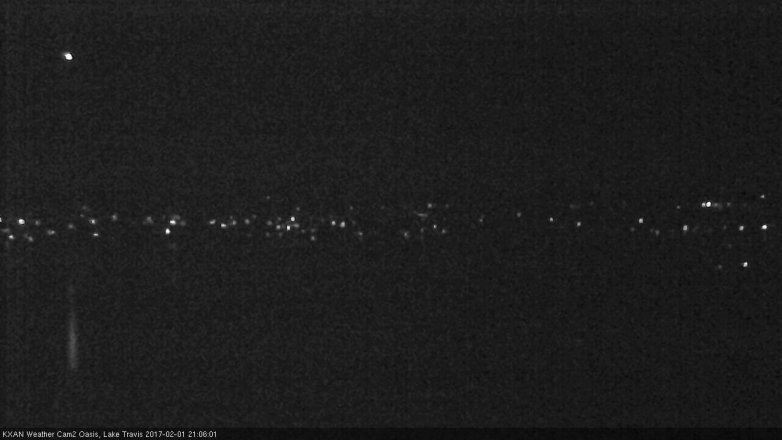 Lake Travis webcam, February 1, 2017 8:35 PM CT