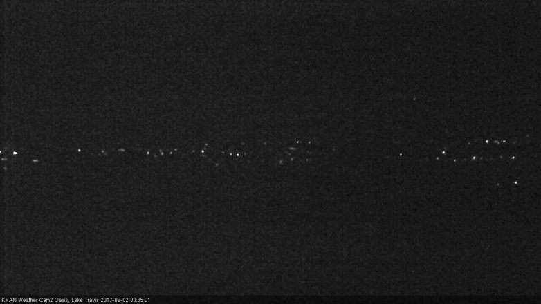 Lake Travis webcam, February 1, 2017 12:00 AM CT
