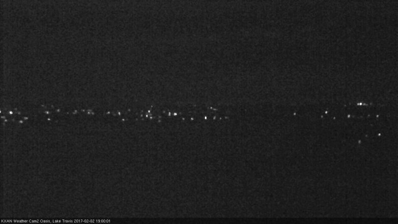 Lake Travis webcam, February 2, 2017 6:05 PM CT