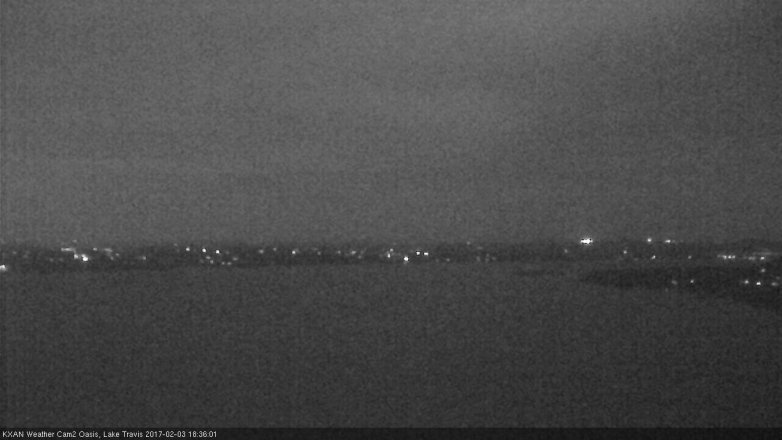 Lake Travis webcam, February 3, 2017 5:40 PM CT