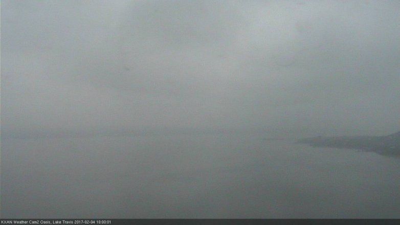 Lake Travis webcam, February 4, 2017 9:25 AM CT