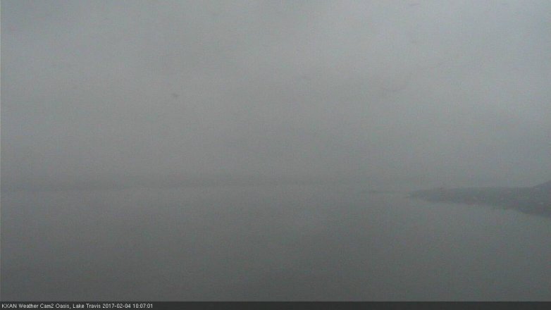 Lake Travis webcam, February 4, 2017 9:35 AM CT