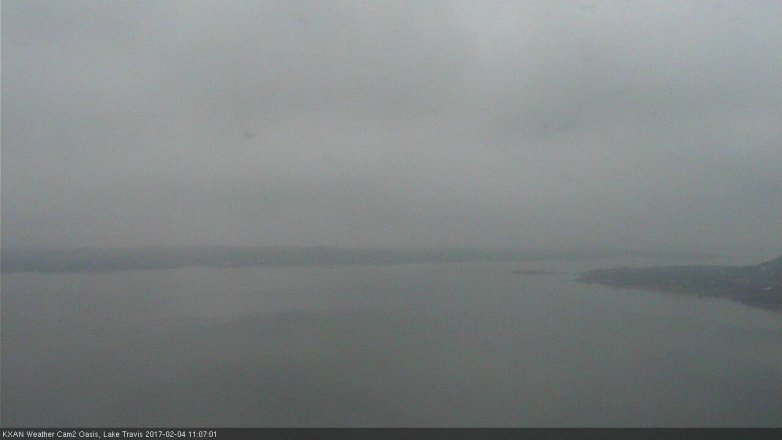 Lake Travis webcam, February 4, 2017 10:10 AM CT