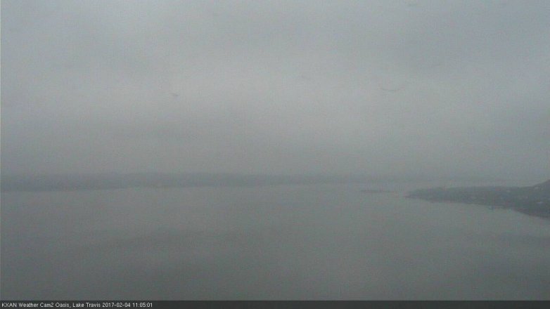 Lake Travis webcam, February 4, 2017 10:30 AM CT