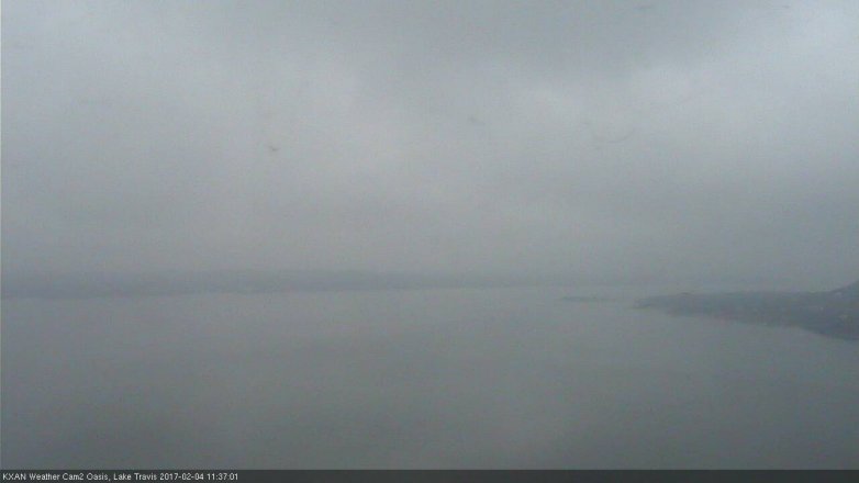 Lake Travis webcam, February 4, 2017 10:50 AM CT