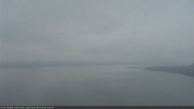 Lake Travis webcam, February 4, 2017 11:10 AM CT