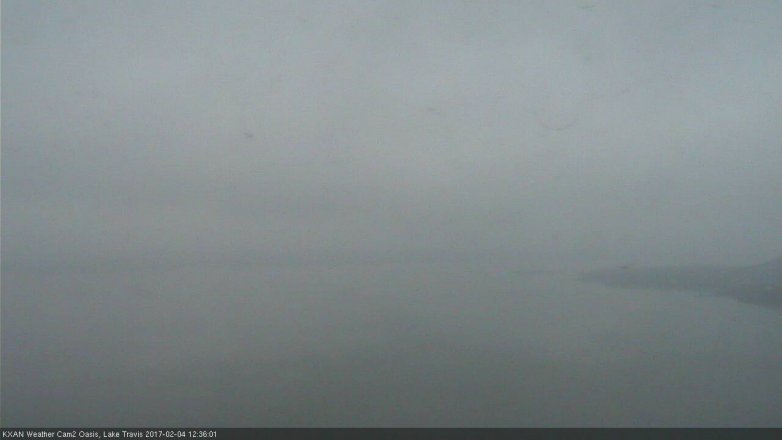 Lake Travis webcam, February 4, 2017 11:40 AM CT