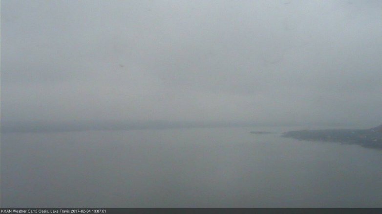 Lake Travis webcam, February 4, 2017 12:35 PM CT
