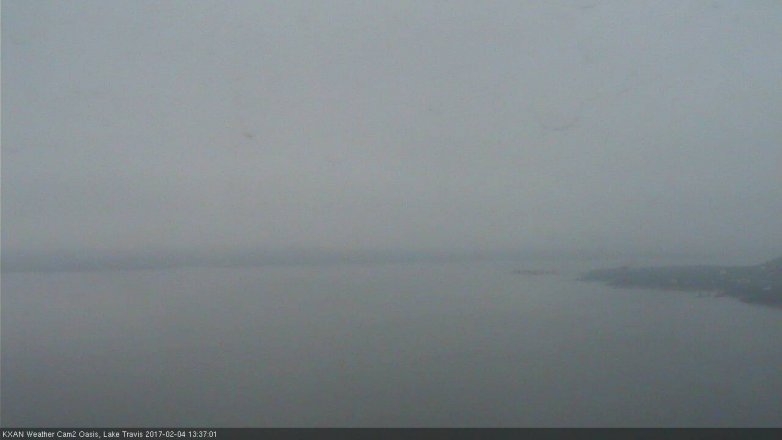 Lake Travis webcam, February 4, 2017 12:45 PM CT