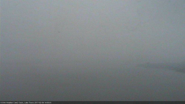 Lake Travis webcam, February 4, 2017 1:05 PM CT