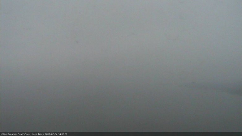 Lake Travis webcam, February 4, 2017 1:10 PM CT