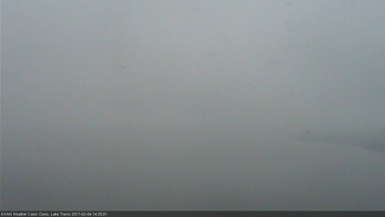 Lake Travis webcam, February 4, 2017 1:45 PM CT