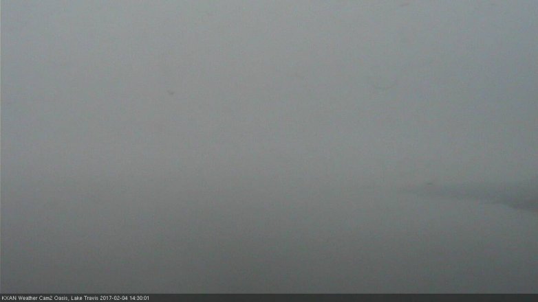 Lake Travis webcam, February 4, 2017 1:55 PM CT