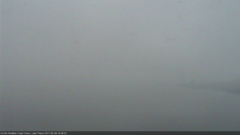 Lake Travis webcam, February 4, 2017 2:00 PM CT