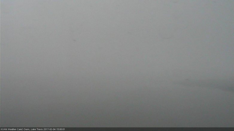 Lake Travis webcam, February 4, 2017 2:20 PM CT