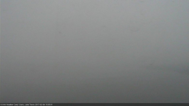 Lake Travis webcam, February 4, 2017 2:35 PM CT