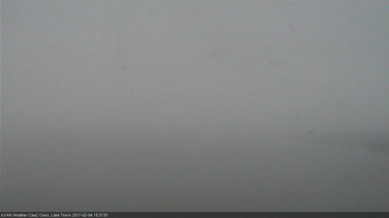 Lake Travis webcam, February 4, 2017 2:40 PM CT