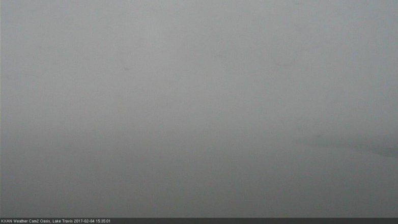 Lake Travis webcam, February 4, 2017 2:50 PM CT