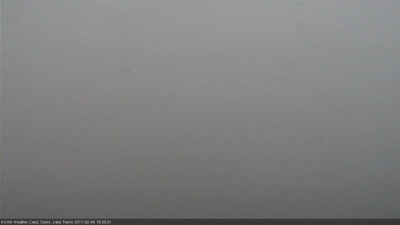 Lake Travis webcam, February 4, 2017 3:40 PM CT