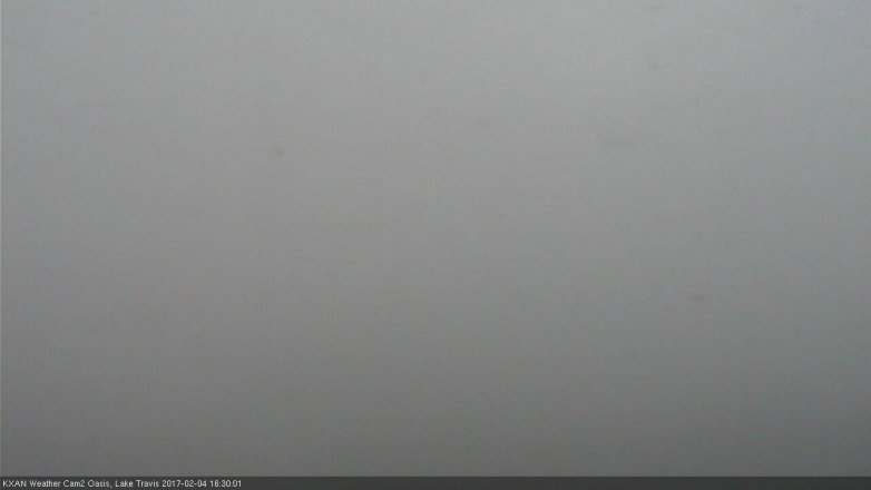 Lake Travis webcam, February 4, 2017 3:55 PM CT