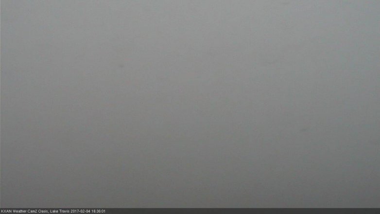Lake Travis webcam, February 4, 2017 4:05 PM CT