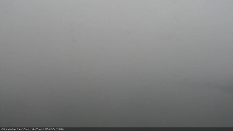 Lake Travis webcam, February 4, 2017 4:35 PM CT