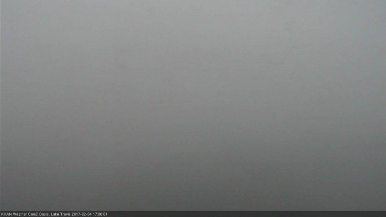 Lake Travis webcam, February 4, 2017 4:40 PM CT