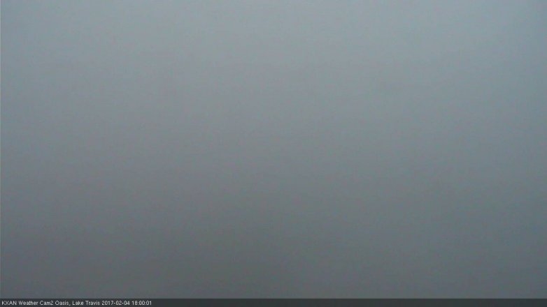 Lake Travis webcam, February 4, 2017 5:15 PM CT