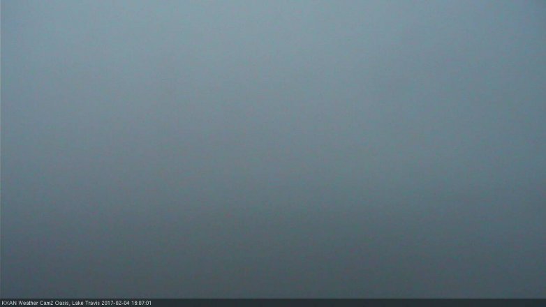 Lake Travis webcam, February 4, 2017 5:25 PM CT