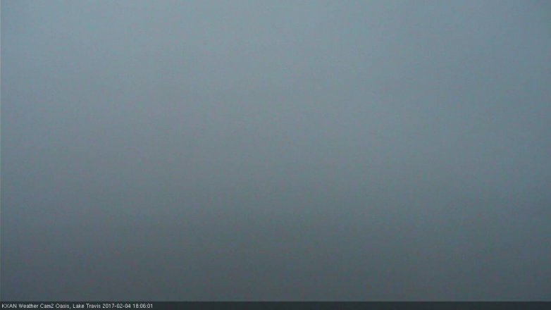 Lake Travis webcam, February 4, 2017 5:30 PM CT