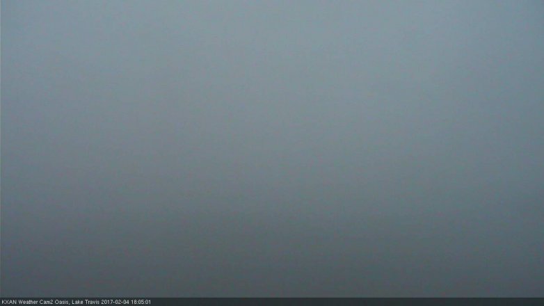 Lake Travis webcam, February 4, 2017 5:35 PM CT