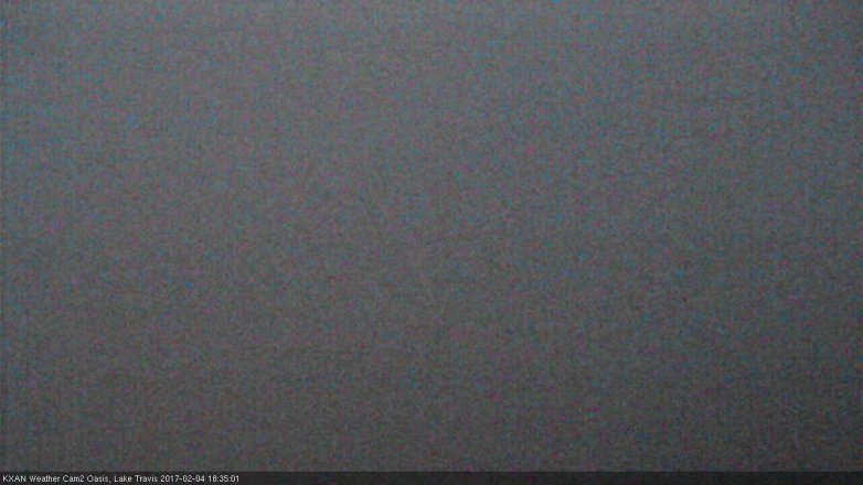 Lake Travis webcam, February 4, 2017 5:40 PM CT