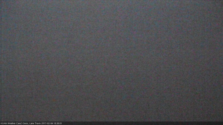 Lake Travis webcam, February 4, 2017 5:45 PM CT