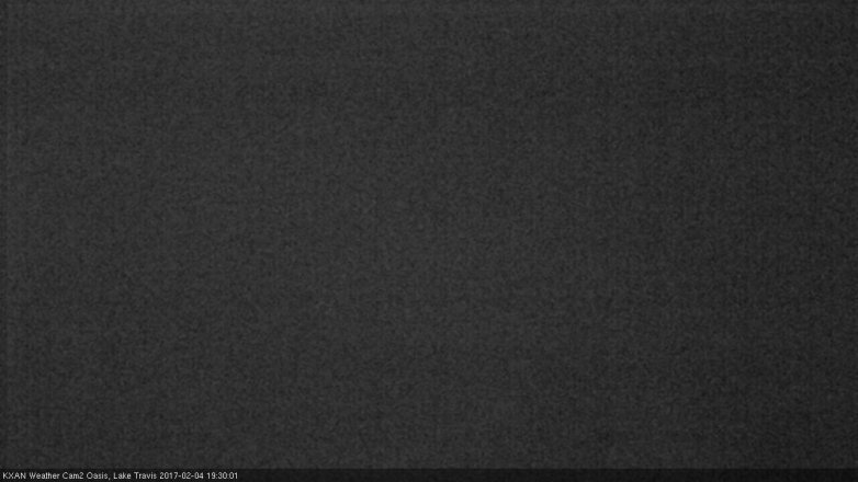 Lake Travis webcam, February 4, 2017 6:45 PM CT