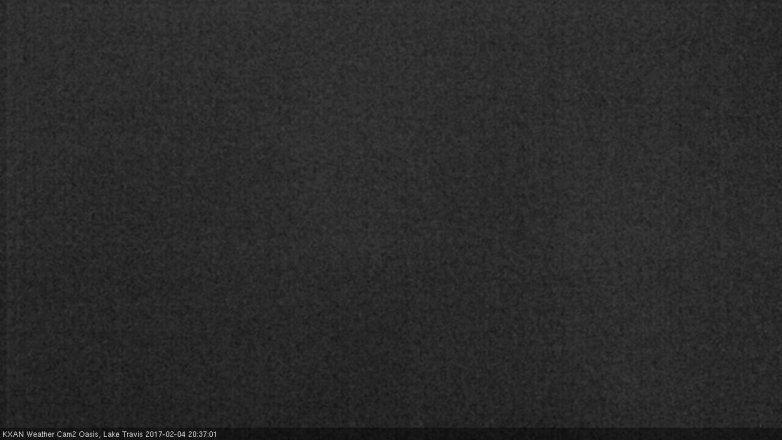 Lake Travis webcam, February 4, 2017 8:05 PM CT