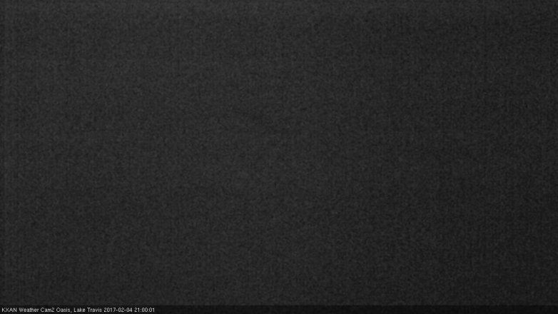 Lake Travis webcam, February 4, 2017 8:30 PM CT