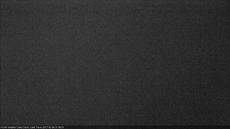 Lake Travis webcam, February 4, 2017 8:35 PM CT