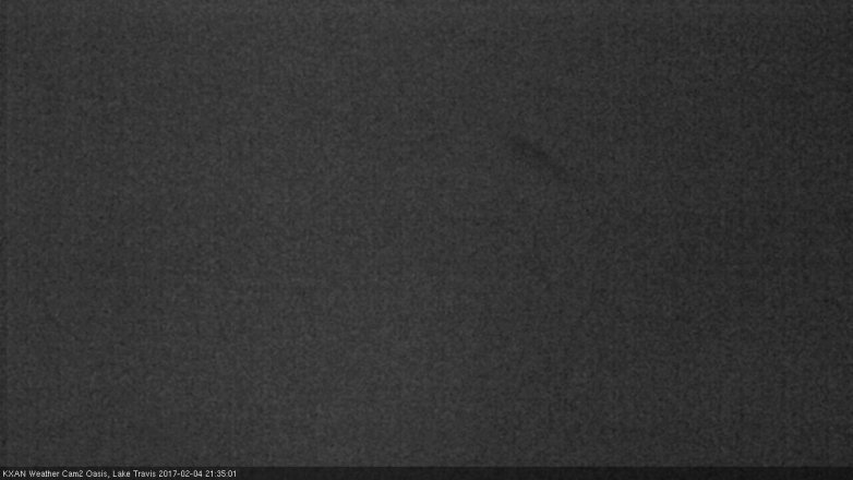 Lake Travis webcam, February 4, 2017 9:00 PM CT