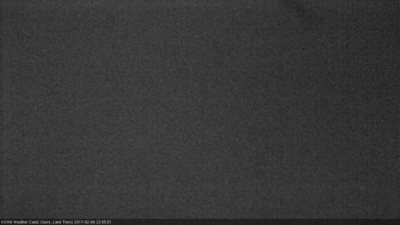 Lake Travis webcam, February 4, 2017 9:15 PM CT
