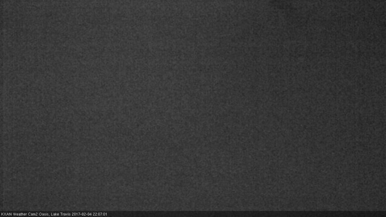 Lake Travis webcam, February 4, 2017 9:25 PM CT