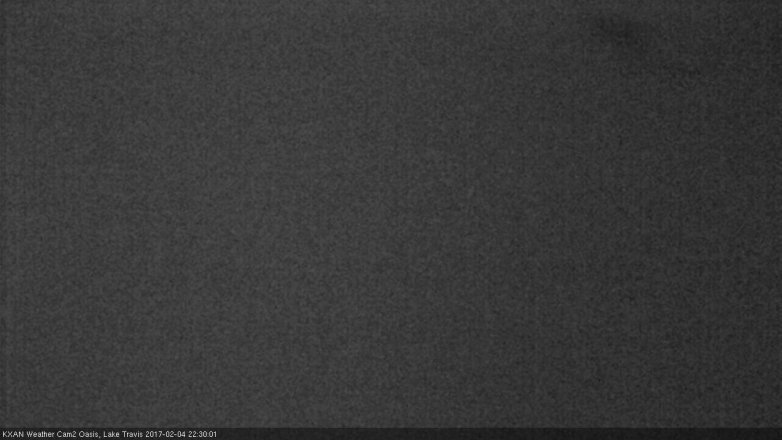 Lake Travis webcam, February 4, 2017 9:45 PM CT