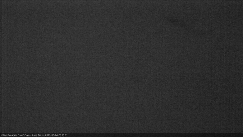 Lake Travis webcam, February 4, 2017 10:25 PM CT