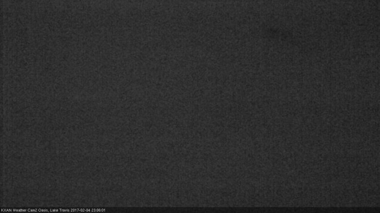 Lake Travis webcam, February 4, 2017 10:30 PM CT