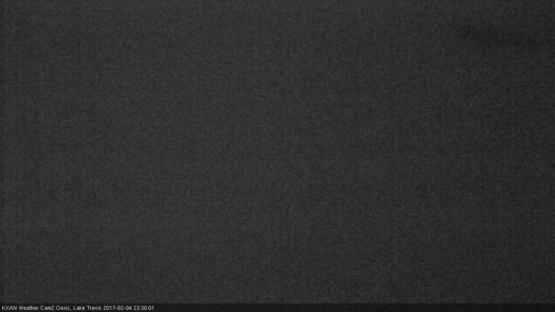 Lake Travis webcam, February 4, 2017 10:35 PM CT